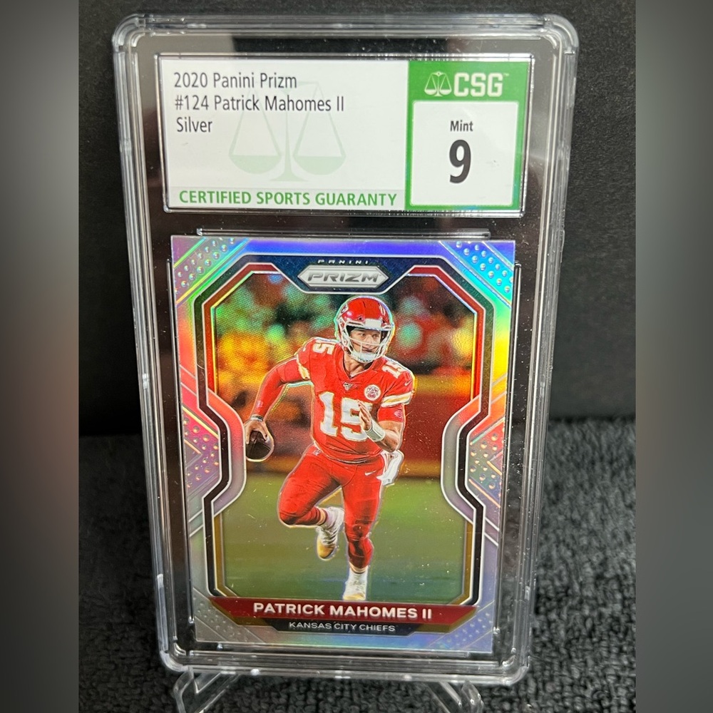 Patrick Mahomes 2020 Panini Prizm Silver #124 Kansas City Chiefs CSG 9